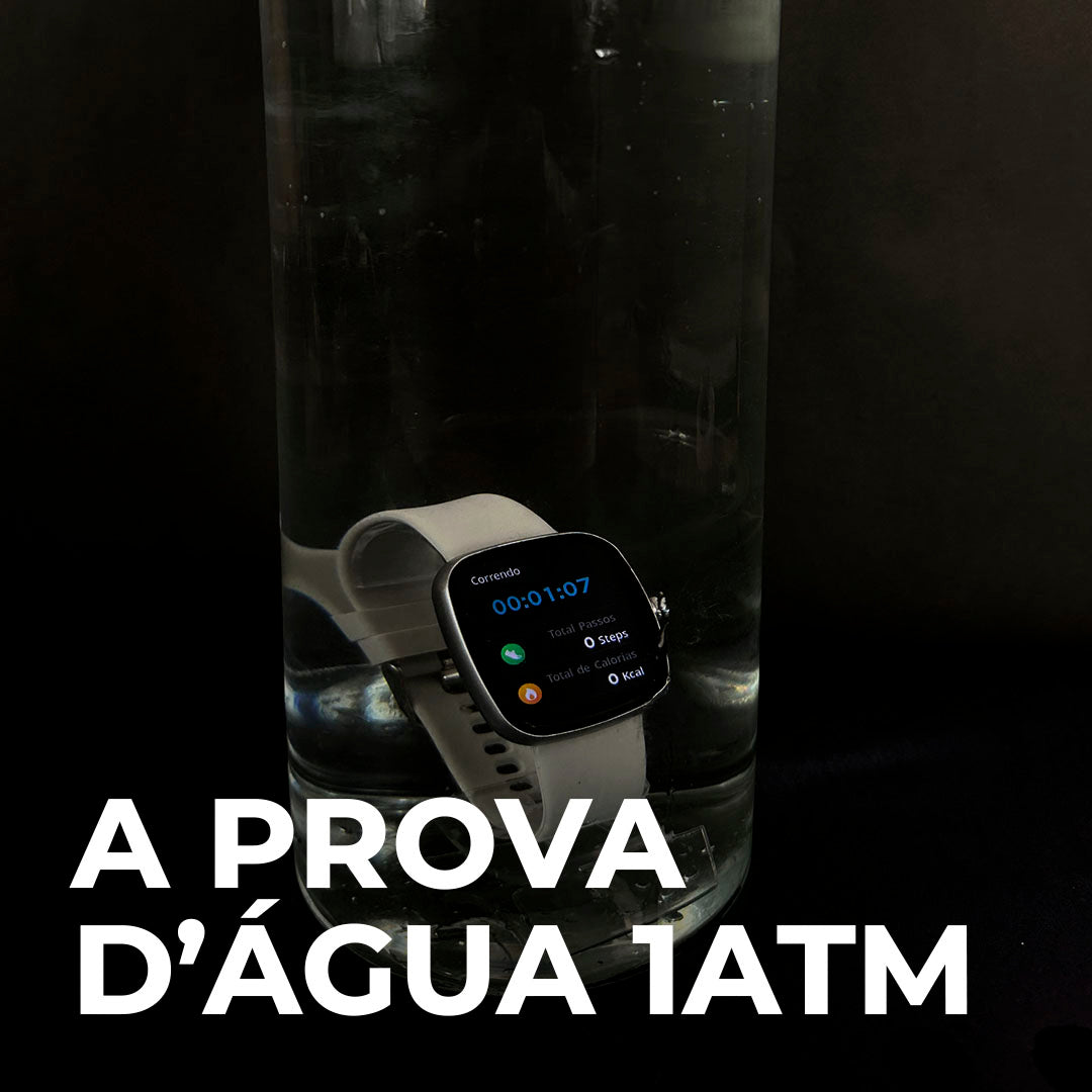 Easy - Smartwatch Wearzone Prova D'água 45mm 4 Dias de Bateria