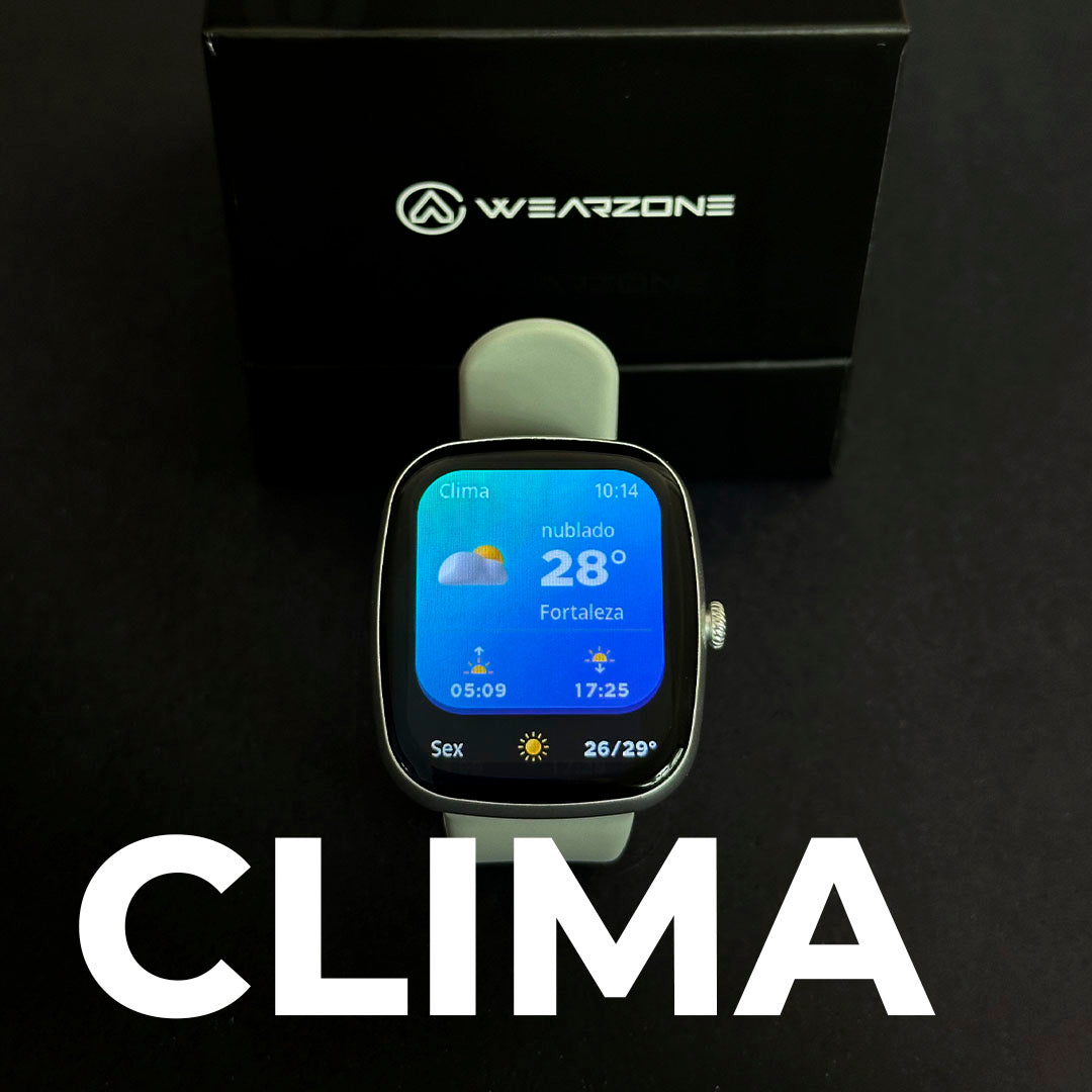 Easy - Smartwatch Wearzone Prova D'água 45mm 4 Dias de Bateria