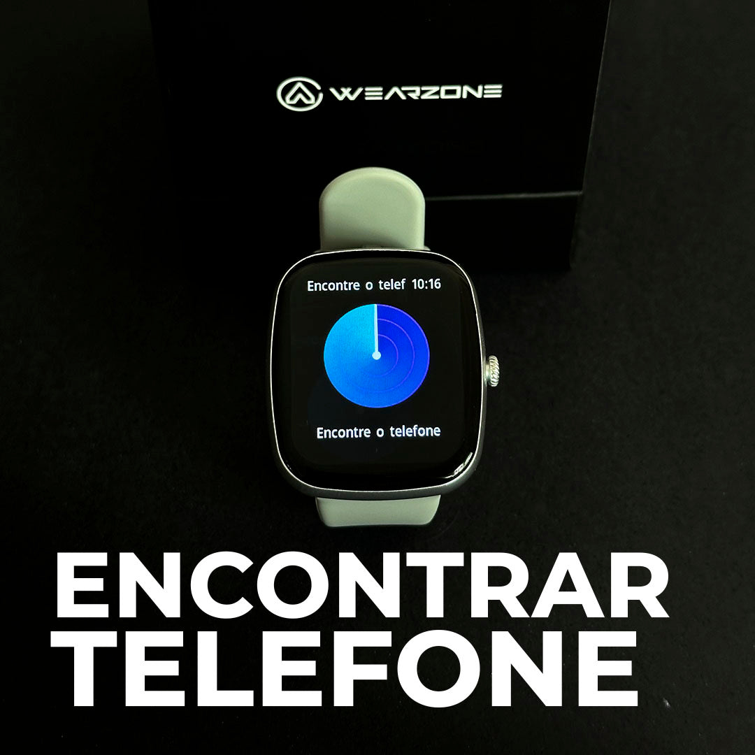 Easy - Smartwatch Wearzone Prova D'água 45mm 4 Dias de Bateria