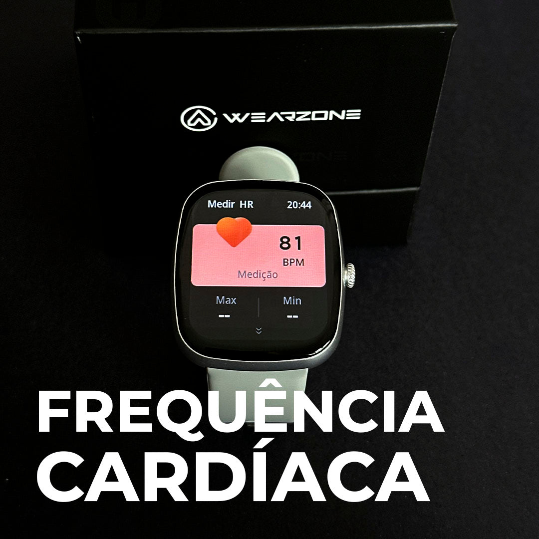 Easy - Smartwatch Wearzone Prova D'água 45mm 4 Dias de Bateria